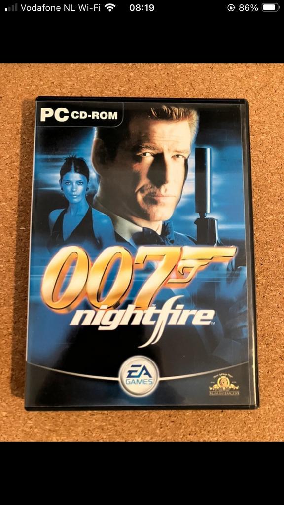 007 Nightfire PC - James Bond Game, Spelcomputers en Games, Games | Pc, Gebruikt, Shooter, 1 speler, Vanaf 12 jaar, Eén computer