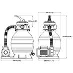 Zandfilterpomp 400 W 11000 L/u gratis bezorgd, Nieuw, Ophalen of Verzenden, Zwembadpomp