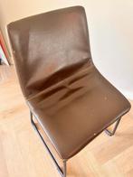 Eetkamerstoelen imitatieleer 6 stuks, Huis en Inrichting, Stoelen, Ophalen, Gebruikt, Bruin, Vijf, Zes of meer stoelen