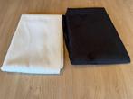 lappen stof zwart wit - suede alcantara bekleding camper int, Hobby en Vrije tijd, Stoffen en Lappen, 120 cm of meer, Zwart, Nieuw
