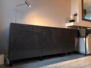 Dressoir opbergkast Besta Ikea met 3 deuren - afbeelding 1