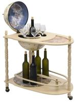 Wereldbol kar minibar mini bar globebar GRATIS VERZENDEN!, Huis en Inrichting, Woonaccessoires | Wereldbollen, Verzenden, Nieuw