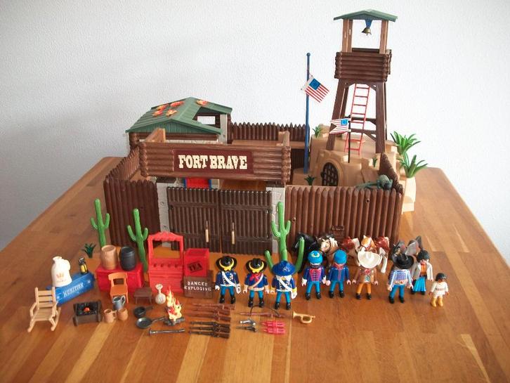 5245 fort Brave / western / soldaten, Kinderen en Baby's, Speelgoed | Playmobil, Zo goed als nieuw, Complete set, Ophalen of Verzenden