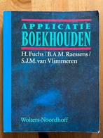 Applicatie Boekhouden - H. Fuchs, Ophalen of Verzenden, Beta, Gelezen, MBO