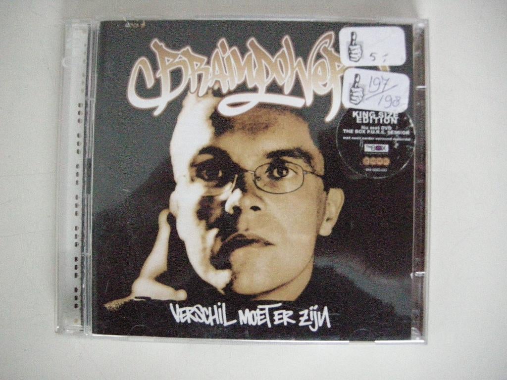 Brain Power Verschil moet er zijn - CD+DVD nieuwst., Cd's en Dvd's, Cd's | Hiphop en Rap, Ophalen, 2000 tot heden, Zo goed als nieuw