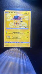 Ash’s pikachu SM111 promo kaart, Ophalen of Verzenden, Zo goed als nieuw