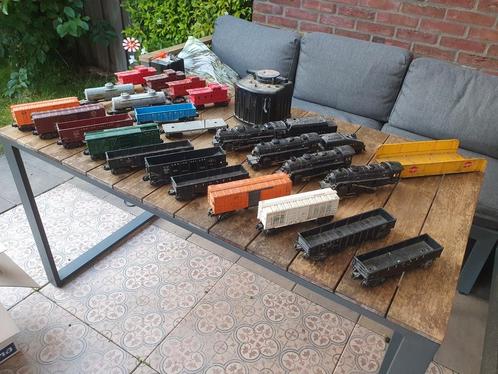 Antieke Lionel spoor 0 verzameling (trein oud treinbaan), Hobby en Vrije tijd, Modeltreinen | Overige schalen, Gebruikt, Gelijkstroom