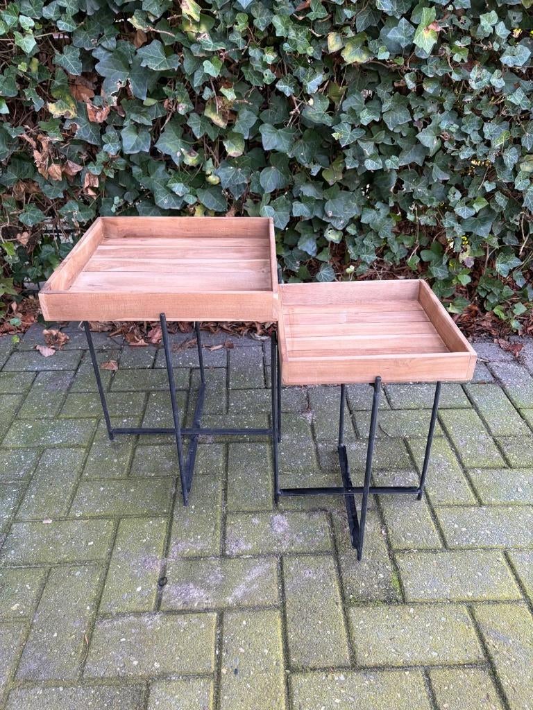 Teak salon tafel € 9,95, Ophalen, Nieuw