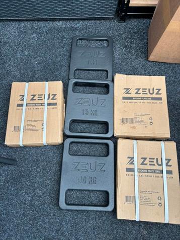 ZEUZ gewichtsplaten voor rucken/yompen:2x5kg, 2x10kg, 2x15kg beschikbaar voor biedingen