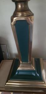 Prachtige kullmann antieke tafellamp messing 63 cm hoog, Ophalen of Verzenden