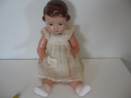 oude  gemerkte aangeklede pop 45 cm. zie foto zeg maar nieuw, Verzamelen, Poppen, Zo goed als nieuw, Pop, Ophalen of Verzenden