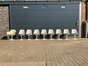 8-9x originele vintage Knoll Tulip chairs by Eero Saarinen beschikbaar voor biedingen