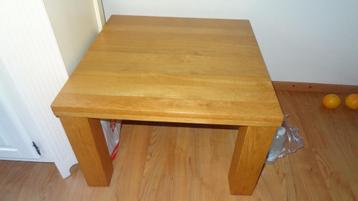 Tafel blank eiken 70 x 70 ZGAN