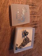 Vintage ringeling Juwelier Ketting, Gebruikt, Zwart, Ophalen of Verzenden, Overige materialen