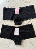 2 nieuwe Hunkemöller slips mt.L € 4,50, Hunkemöller, Ophalen of Verzenden, Zwart, Slip