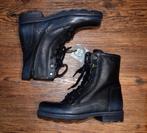 YELLOW CAB - leren charger biker boots black - maat 36, Kleding | Dames, Schoenen, Zwart, Lage of Enkellaarzen, Nieuw, Ophalen of Verzenden