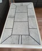 MDF salontafel met marmeren blad vinted, Huis en Inrichting, Tafels | Salontafels, Ophalen, Vinted met marmeren tafel blad grijs/wit