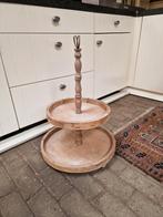 Grote stoer en sobere massieve etagere hout, Huis en Inrichting, Woonaccessoires | Etagères, Ophalen, Zo goed als nieuw