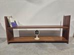 Massief houten vintage mid century hangende boekenplank, Ophalen of Verzenden, Onbekend, Onbekene, Onbekend