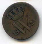Nederland 1 Cent 1823 B - Afdruk Achterkant op Voorkant !!!!, Verzenden, Koningin Wilhelmina