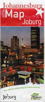 plgr-2  Plattegrond Johannesburg Zuid Afrika ( 2011 ), Boeken, Atlassen en Landkaarten, Gelezen, Ophalen of Verzenden, Landkaart