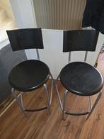 2 Barkrukken IKEA, Ophalen, Kunststof, Gebruikt, Met voetsteun