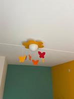 Plafondlamp bloem en vlinders, Huis en Inrichting, Lampen | Plafondlampen, Ophalen, Zo goed als nieuw