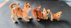 3 kleine rode katertjes katten poezen porcelein 10 euro incl, Ophalen of Verzenden, Zo goed als nieuw