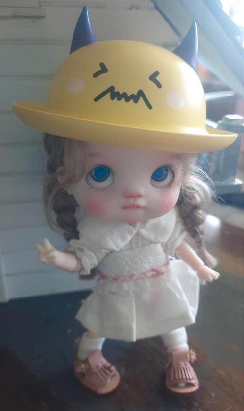 Bjd 1/8, 1/11, origineel Sto Doll hoedjes set 3 stuks nieuw, Verzamelen, Poppen, Nieuw, Kleertjes, Ophalen of Verzenden