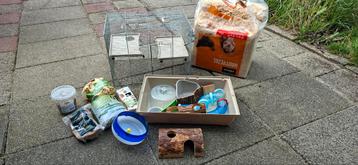 Complete startklare set voor een dwerghamster of muis beschikbaar voor biedingen