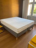 Bijna nieuw dubbelbed IKEA (180x200), Ophalen, Gebruikt, Tweepersoons, Matras