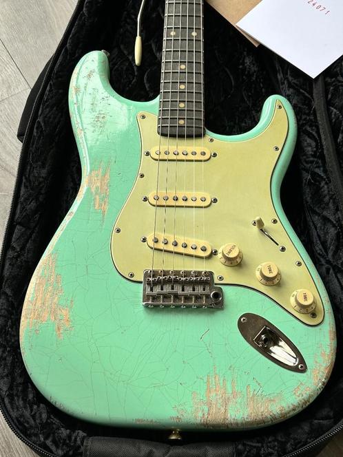 Kauffmann 63 S Heavy Aged Surf Green 2024 Nieuw 2,7kg Licht, Muziek en Instrumenten, Snaarinstrumenten | Gitaren | Elektrisch