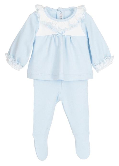 Spaans baby setje met kraagje -newborn - reborn - maat 56/62, Kinderen en Baby's, Babykleding | Maat 56, Nieuw, Jongetje, Setje