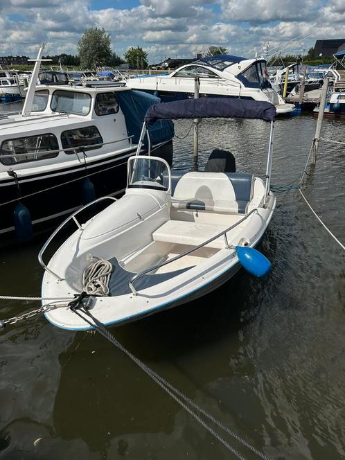 Quickzilver 425 commander incl trailer!, Watersport en Boten, Vis- en Consoleboten, Gebruikt, 50 tot 70 pk, 3 tot 6 meter, Benzine