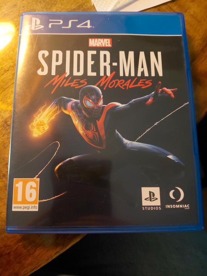 Spider-Man Miles Morales PS4 - Zo goed als nieuw!, Spelcomputers en Games, Games | Sony PlayStation 4, Zo goed als nieuw, Avontuur en Actie