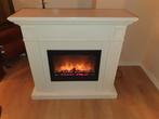Witte Schouw met Elektrische Kachel, Ophalen, Zo goed als nieuw, Vrijstaande haard, Elektrische haard