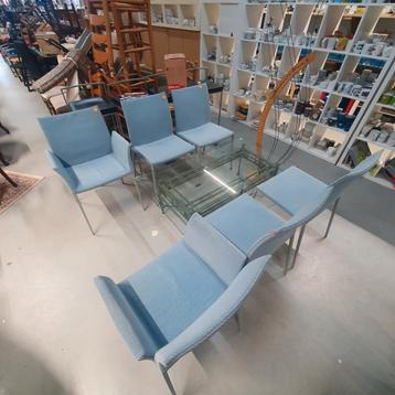 Strakke Zanotta stoelen - 6 stuks - gebruikt  beschikbaar voor biedingen