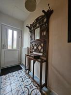 Oude houten kapstok met spiegel, Ophalen