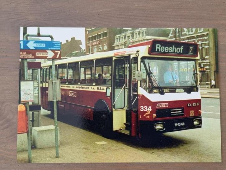 Foto BUS BBA Breda 334, Verzamelen, Spoorwegen en Tramwegen, Gebruikt, Bus of Metro, Overige typen, Verzenden