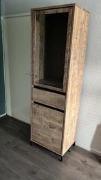 Kast mangohout, Huis en Inrichting, Kasten | Vitrinekasten, Ophalen, 50 tot 100 cm, Zo goed als nieuw, 150 tot 200 cm