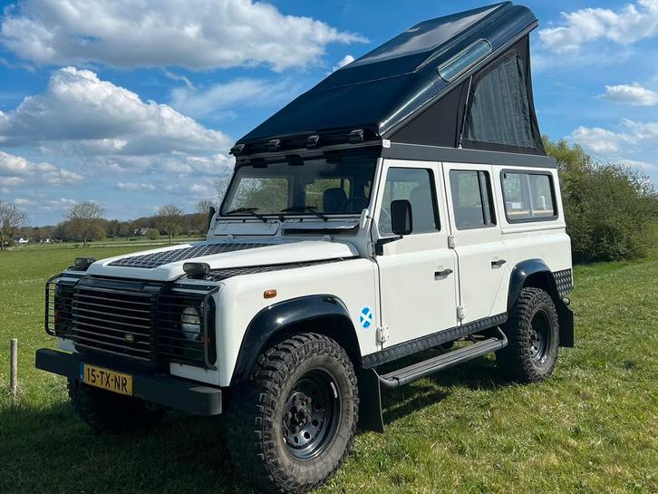 Land Rover Defender 110 td5, 7 persoons camper (2de motor), Auto's, Land Rover, Particulier, Defender, Diesel, Euro 4, SUV of Terreinwagen
