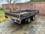Pijnappel plateau tandemasser aanhanger, Ophalen, Gebruikt