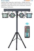 2 rgb lampen met statief + 4 losse kleinere lampen, Muziek en Instrumenten, Licht en Laser, Verzenden, Nieuw, Licht