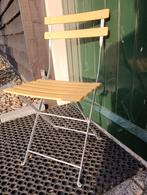 Bistro stoel, Tuin en Terras, Ophalen, Nieuw, Metaal, Inklapbaar