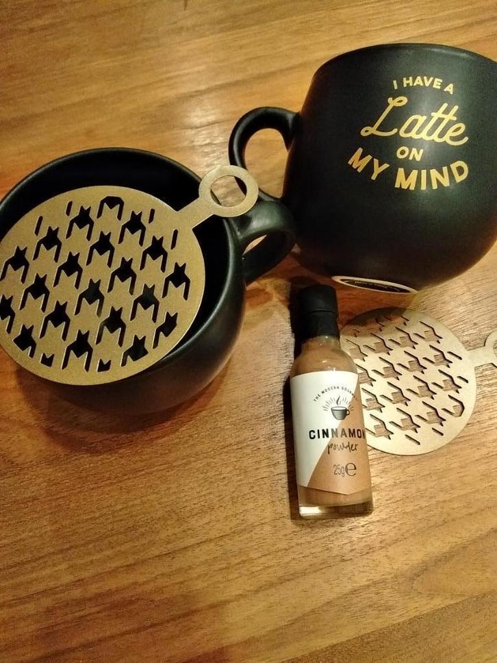 Latte bekers, Huis en Inrichting, Keuken | Servies, Nieuw, Kom(men), Overige stijlen, Keramiek, Ophalen of Verzenden
