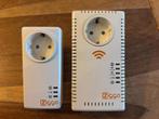 set ziggo powerline adapters, Computers en Software, Ophalen of Verzenden, Zo goed als nieuw, Ziggo