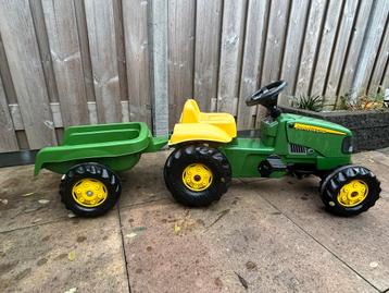 Trekker met aanhanger voor kinderen beschikbaar voor biedingen