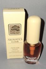 Volle parfum mini Clinique Aromatics + doosje, Ophalen of Verzenden, Zo goed als nieuw, Miniatuur, Gevuld