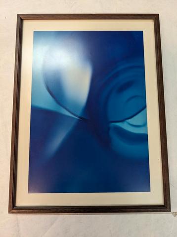 Oude fotolijst 393 x 518 mm, ontspiegeld glas. beschikbaar voor biedingen