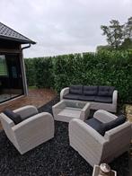 Lougeset, Tuin en Terras, Tuinsets en Loungesets, Ophalen, 5 zitplaatsen, Gebruikt, Rotan